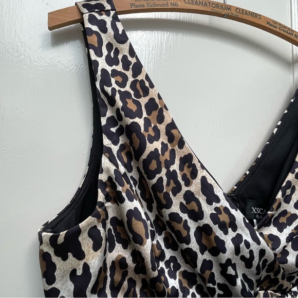 Leopard print retro top size 14 - Picture 4 of 12